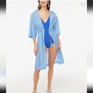 JCrew Tie Front Cover Up